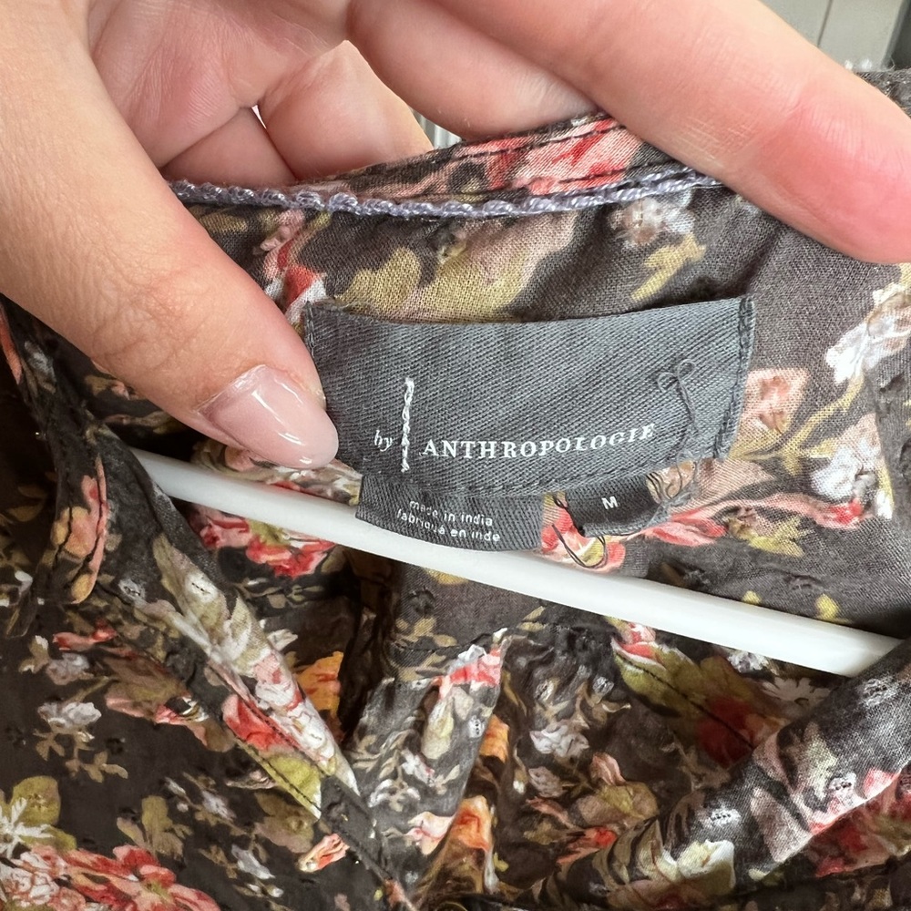 Anthropologie Medium Button Down Blouse - image 2